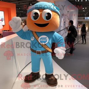 Superhero mascot costume...