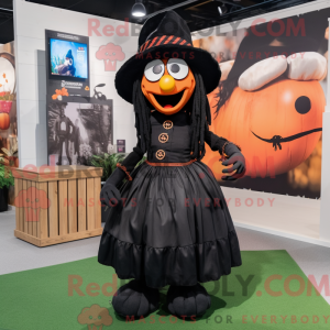 Black Scarecrow mascot...