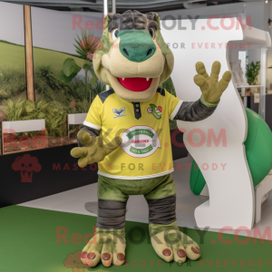 Olive Crocodile mascot...