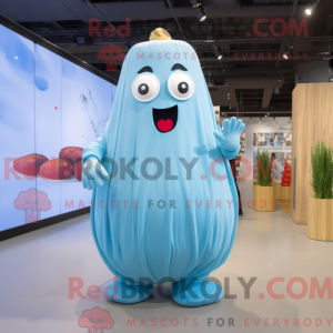Sky Blue Potato mascot...