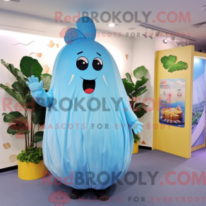 Sky Blue Potato mascot...