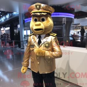 Costume mascotte d officier...