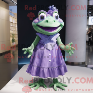 Lavender Frog mascot...