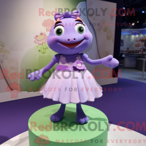 Lavender Frog mascot...