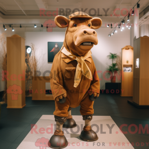 Costume mascotte de taureau...
