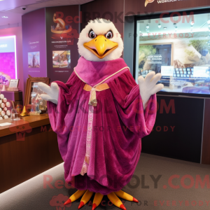 Magenta Goose maskot...