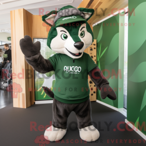 Forest Green Dingo maskot...