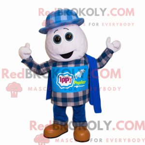Blue Pepper mascot costume...