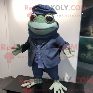 Figura de máscara de sapo...