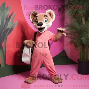 Pink Thylacosmilus maskot...