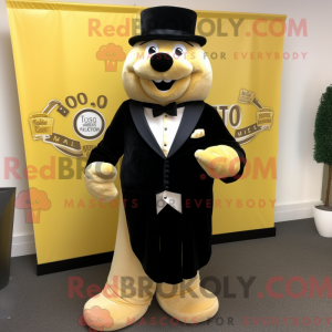 Gold Seal mascot costume...