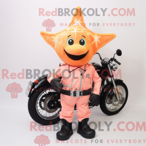 Peach Starfish mascot...