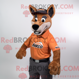Rust Dingo Maskottchen...