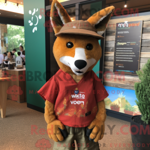 Rust Dingo Maskottchen...