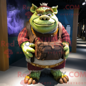 Ogre maskot kostume...