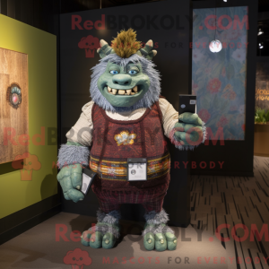 Ogre mascotte kostuum...