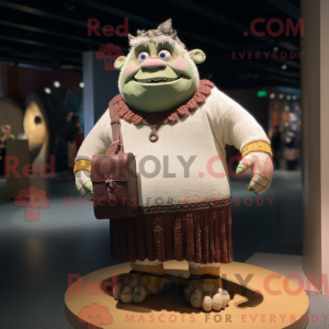 Ogre maskot kostyme...