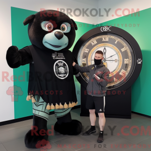 Sort Celtic Shield maskot...