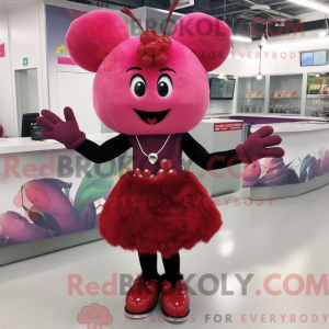 Magenta Cherry mascot...