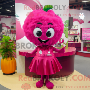 Magenta Cherry maskot...