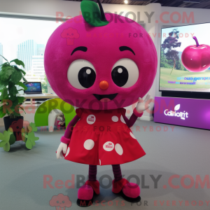 Magenta Cherry maskot...