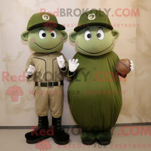 Oliven baseball handske...