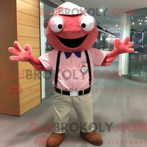 Pink Crab Cakes mascot...