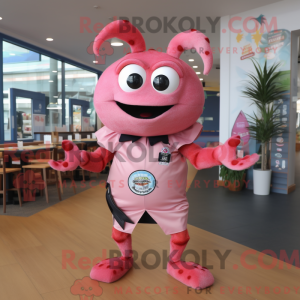 Pink Crab Cakes mascot...