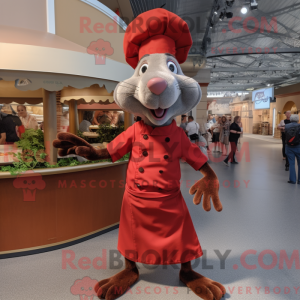 Red Ratatouille mascot...