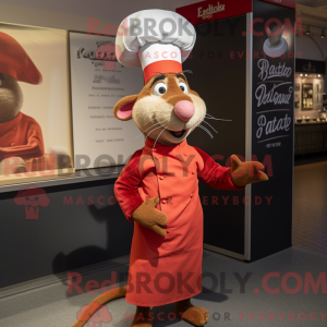 Red Ratatouille mascot...