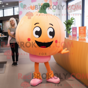 Peach Pumpkin mascot...
