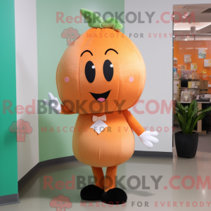 Peach Pumpkin mascot...