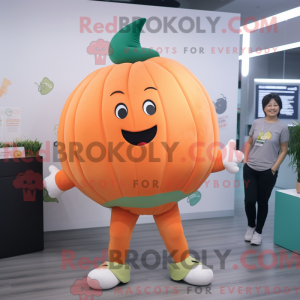 Peach Pumpkin mascot...