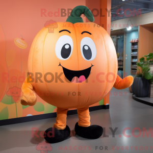 Peach Pumpkin maskot kostym...