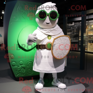 White Celtic Shield mascot...