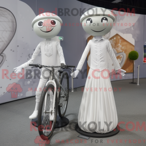 Silver Unicyclist mascot...