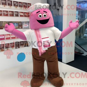 Pink Chocolate Bar maskot...