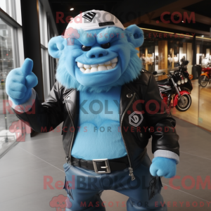 Sky Blue Ogre mascot...