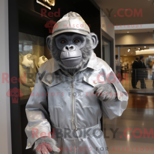 Silver Chimpanzee mascot...