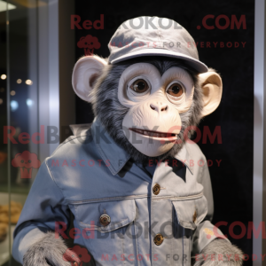 Silver Chimpanzee mascot...