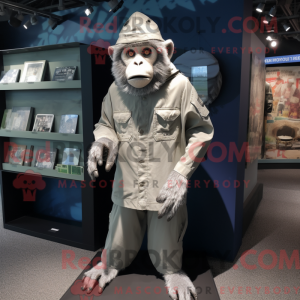 Silver Chimpanzee mascot...