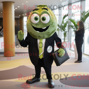 Olive Oyster mascot costume...