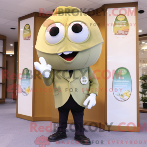 Olive Oyster mascot costume...