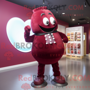 Maroon Candy Box mascot...