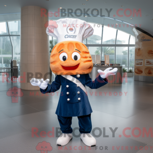 Navy Croissant mascot...