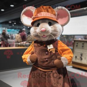 Rust Mouse mascot costume...
