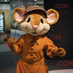 Rust Mouse maskot kostume...