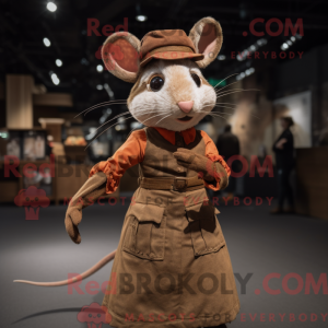 Rust Mouse mascot costume...