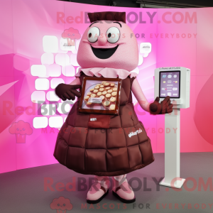 Pink Chocolate Bars mascot...
