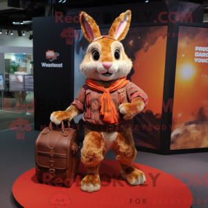 Rust Wild Rabbit mascot...